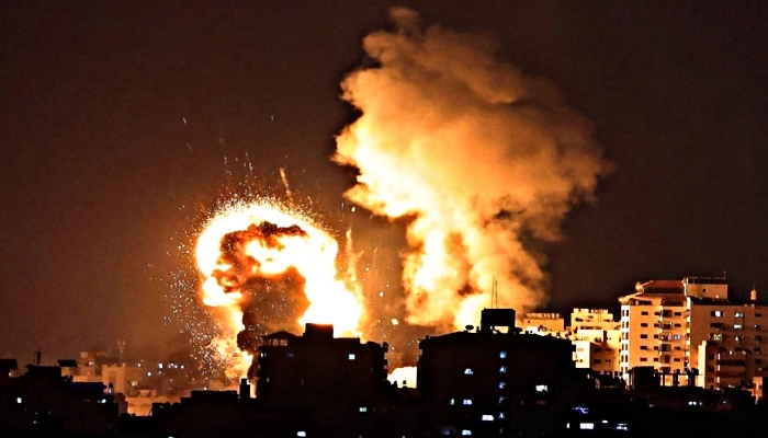 Fight between Hamas and Israel