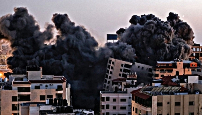 Fight between Hamas and Israel