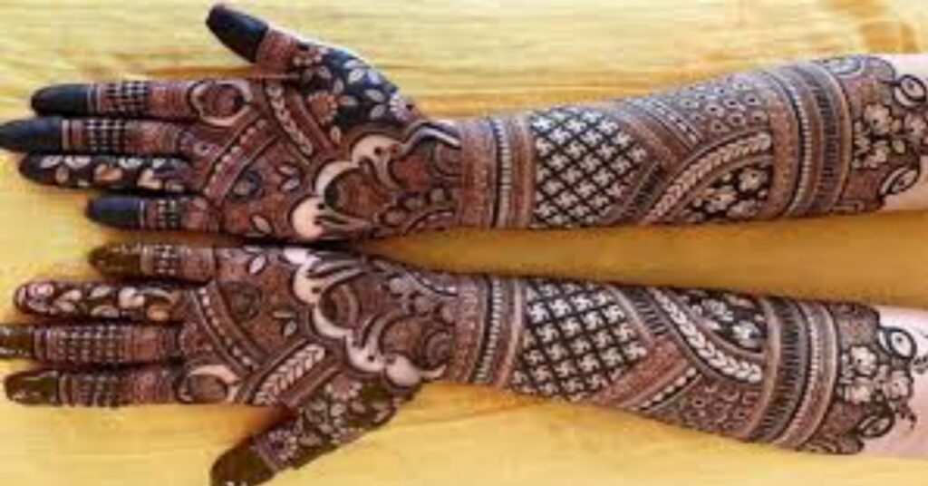 Latest bridal mehndi design